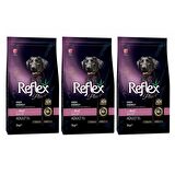Reflex Plus Plus Dana Etli Yetişkin Kuru Köpek Maması 3x3 kg