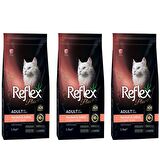 Reflex Plus Somonlu Hairball Yetişkin Kedi Maması 1,5 Kg 3 Adet