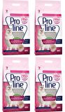 PROLINE BEBEK PUDRASI KOKULU BENTONIT KEDİ KUMU 10 LT x 4 PAKET