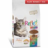 Reflex Multicolor Tavuklu Renkli Yetişkin Kedi Maması 1 kg AÇIK