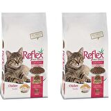 Reflex Tavuklu Yetişkin Kedi Maması 3 Kg 2 Adet
