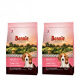 Bonnie Kuzu Etli-Pirinçli Yetişkin Kuru Köpek Maması 2x2.5 kg