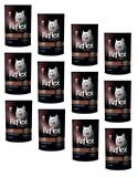 Reflex Plus Pouch Biftekli Gravy Soslu Kedi Yaş Mama 100 Gr (12 ADET)