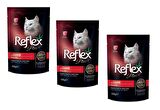 Reflex Plus Pouch Kuzu Etli Gravy Soslu Kedi Yaş Mama 100 Gr (3 ADET)