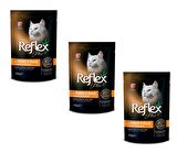 Reflex Plus Pouch Tavşan ve Ördekli Jöleli Kedi Yaş Mama 100 Gr (3 ADET)