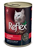 Reflex Plus 400 Gr Kuzu Etli Ve Kümes Hayvanlı  Yetişkin Kedi Yaş Maması Konserve Mama