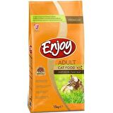 Enjoy Yetişkin Renkli Kedi Maması 15 Kg