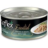 Reflex Plus Essential Ton Balıklı Tavuklu Kedi Konservesi 70 Gr