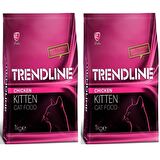Trendline Kitten Tavuklu Yavru Kedi Maması 1 Kg 2 Adet