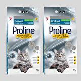 PRO LİNE AKTİF KARBONLU TOPAKLAŞAN KEDİ KUMU 10LT 2ADET