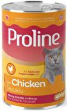 Pro Line Tavuklu Gravy Yetişkin Kedi Konserve Maması 400 Gr
