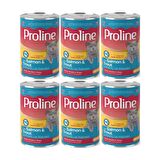 Proline Somonlu ve Alabalıklı Yetişkin Kedi Konservesi 400 Gr*6 Adet