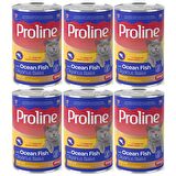 Proline Okyanus Balıklı Yetişkin Kedi Konservesi 395 Gr*6 Adet