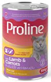 Pro Line Kuzulu ve Havuçlu Gravy Yetişkin Kedi Konserve Maması 395 Gr