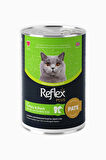 Reflex Plus Pate İçinde Et Parçacıklı Hindi Ve Ördek Etli Yetişkin Kedi Maması 395 gr