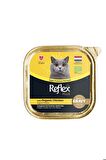 Plus Alu Tray 85 gr Organik Tavuklu Sos içinde Et parçacıklı Yetişkin Kedi Yaş Mama