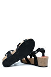 K15009 Kifidis Soft Step Kadın Dolgu Topuklu Mantar Sandalet 36-41