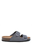 K14942 Kifidis Soft Step Erkek Çift Bantlı Mantar Terlik 41-46