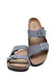 K14942 Kifidis Soft Step Erkek Çift Bantlı Mantar Terlik 41-46