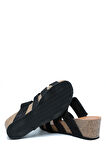 K14107 Kifidis Soft Step Kadın Dolgu Topuklu Mantar Terlik 36-41