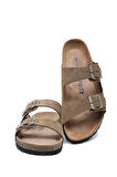 K14943 Kifidis Soft Step Kadın Çift Bantlı Mantar Terlik 36-41