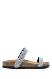 K14377 Kifidis Soft Step Kadın Taşlı Mantar Terlik 36-41