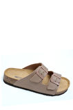 KS10260SK Kifidis Soft Step Kadın Çift Bantlı Mantar Terlik 36-41