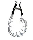 SL209B Klipsli Köpek Eğitim Tasması 4,0 mm x 60 cm