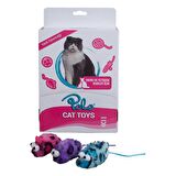 Polo Kedi Oyuncağı 6cm Komik Figürlü Fare 30 adet