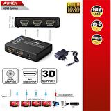 DAYTONA AUKEY HA-H02 4'LÜ HDMI ÇOKLAYICI,FHD 4K/3D