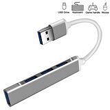 Daytona A-809 Macbook Uyumlu USB 3.0 To 4xUSB 3.0 Çoklayıcı Hub Adaptör-A-809-15579