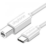 DAYTONA TB1-2-1 1,0m TYPE-C=--USB B ÇEVİRİCİ KABLO ADAPTÖR
