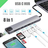 DAYTONA FIX FC10 8'Lİ TİPC=--2USB3.0 2 SD TF HDMI R