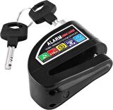 Motorsiklet Alarm Disc Lock 110db Alarmlı Kablolu Disk Kilidi R8201