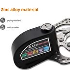 Motorsiklet Alarm Disc Lock 110db Alarmlı Kablolu Disk Kilidi R8201