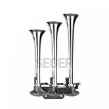 Unıversal Korna Havalı Uc Borulu 8 Ses Kombınasyonlu 12v Nostaljı Krom - Seger 82en12.000.03k