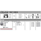 Fiat Motor Piston+segmanı Agıla 1.3 Corsa 1.3 Meriva 1.3 Tigra 1.3 Albea 1.3 Multıjet Doblo 1.3 Multıjet - Yenmak 31-04282-102