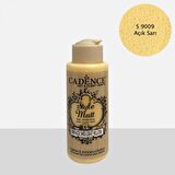 S9009 Açık Sarı Mat Akrilik Boya