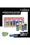 Kooky Akrilik Boya 59ml 12 Li Set2