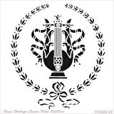HOME HERITAGE CLASSIC MIDI 25X25CM HHCMS-05 STENCİL