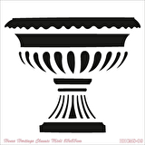HOME HERITAGE CLASSIC MIDI 25X25CM HHCMS-09 STENCİL