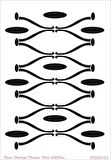 HOME HERITAGE MODERN MIDI 25X36CM HHMMR-09 STENCİL