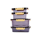 Herevin 162400-802 Saklama Kabı-3'lü Set