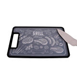 Herevin 161077-810 Desenli Kesme Tahtası 19,5 cm x 29,3 cm-Karışık-3 Adet