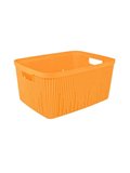 Herevin HER161373-156 Şeftali Rengi Çok Amaçlı Plastik Sepet 18 L