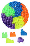 Play Blox 2908 Neon Renkler Mega Blok Seti 56 Parça Yeşil Çantalı