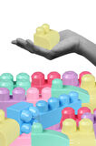Play Blox 2922 Pastel Renkler Mega Blok Seti 83 Parça Kovalı