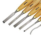 Rox Wood Ahşap Oyma Iskarpela Seti 6 Parça Neopren Çantalı