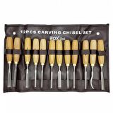 Rox Wood Ahşap Oyma Iskarpela Seti 12