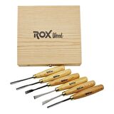Rox Wood Ahşap Oyma Iskarpela Seti 6 Parça Ahşap Kutulu